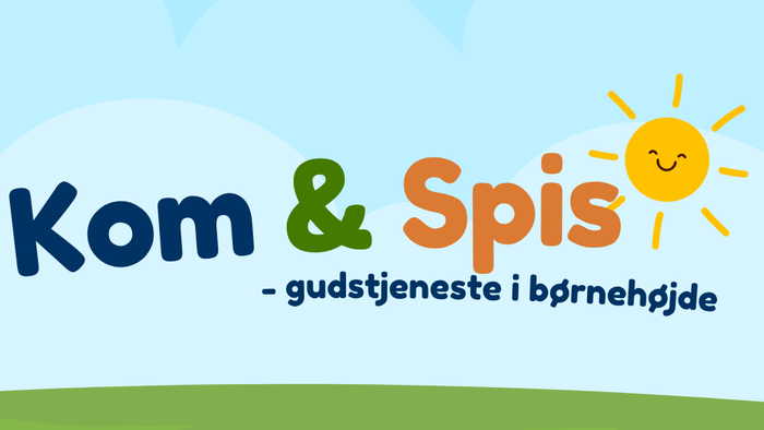 Kom&Spis - gudstjeneste i børnehøjde sol, to glade børn