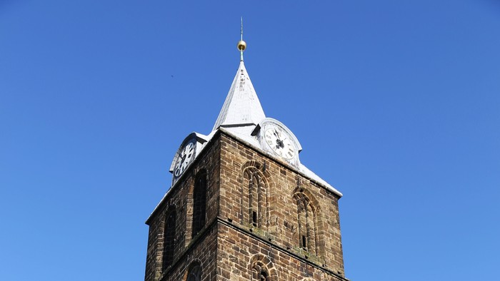 Kirchturm der Marienkirche in Minden