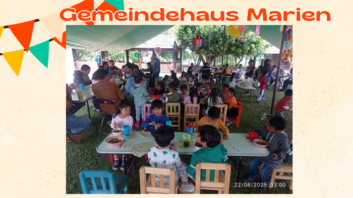 Gemeinschafts-Frühstücksveranstaltung mit Fotos, Terminen und teilnehmenden Anbietern.