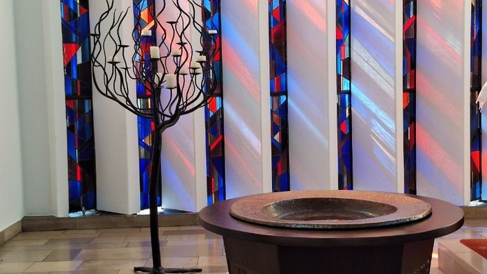 Taufbecken in der Christuskirche