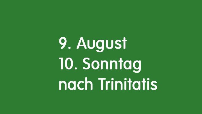Auf einem grünen Hintergrund steht der Text: 