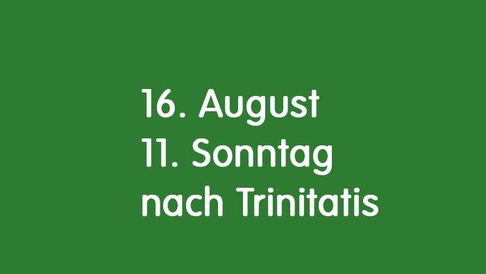 Auf einem grünen Hintergrund steht der Text: 