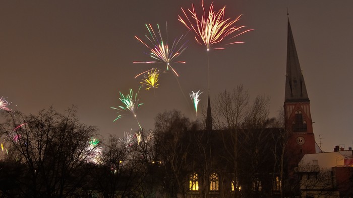 Raketen an Silvester 2019
