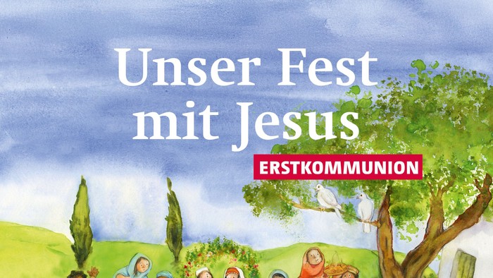 Motivplakat der Erstkommunion 2027