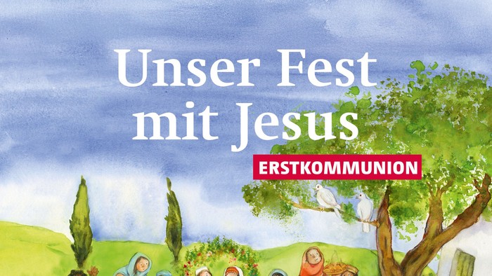 Motivplakat der Erstkommunion 2027