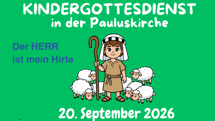 Kindergottesdienst in der Pauluskirche
