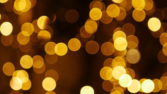 Weihnachtslichter im Fokus