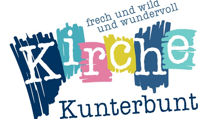 Bunter und kreativer Schriftzug mit den Worten