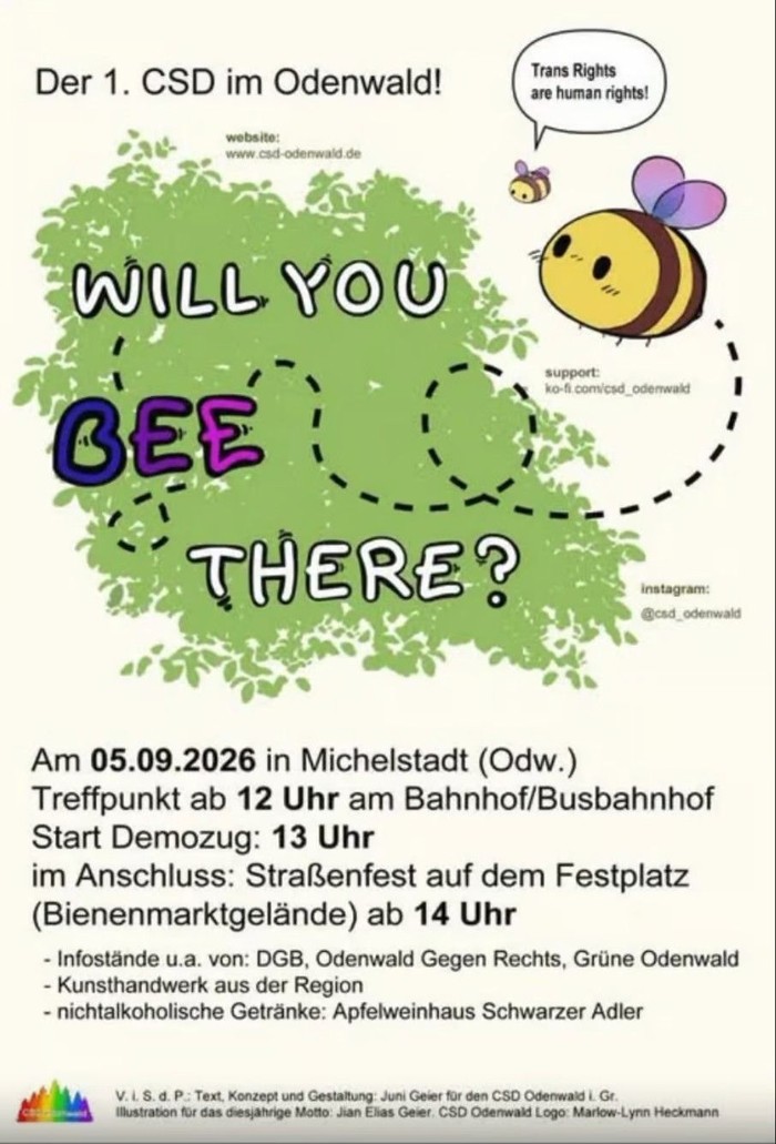 1. Odenwälder CSD Michelstadt