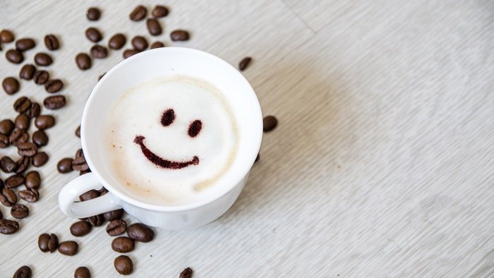 Eine Kaffeetasse