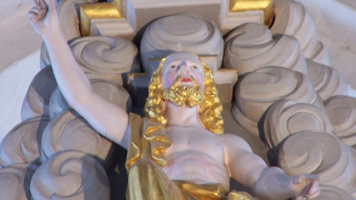 Der auferstandene Christus. Altar Oberkirche.