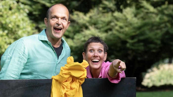Das Bild zeigt Marion Witt und Pablo Keller vom Theater compania t