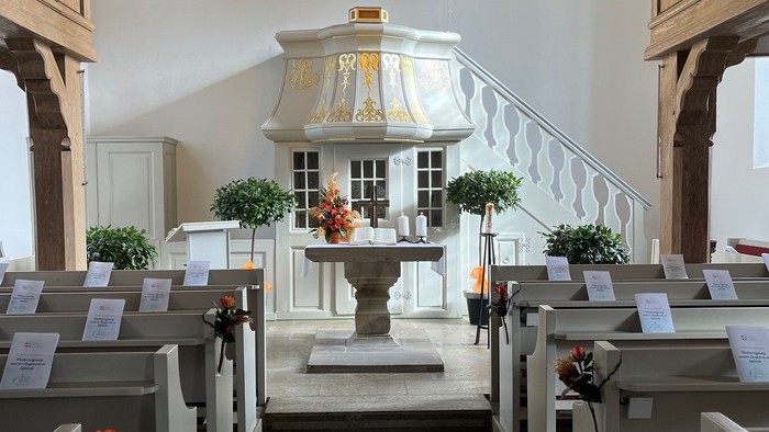 Gottesdienst in der Dorfkirche Epterode