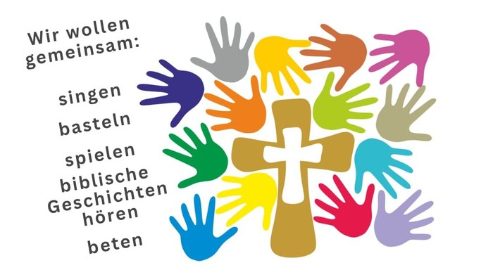 Plakat zur Ankündigung einer Kinderchor-Gruppe **
