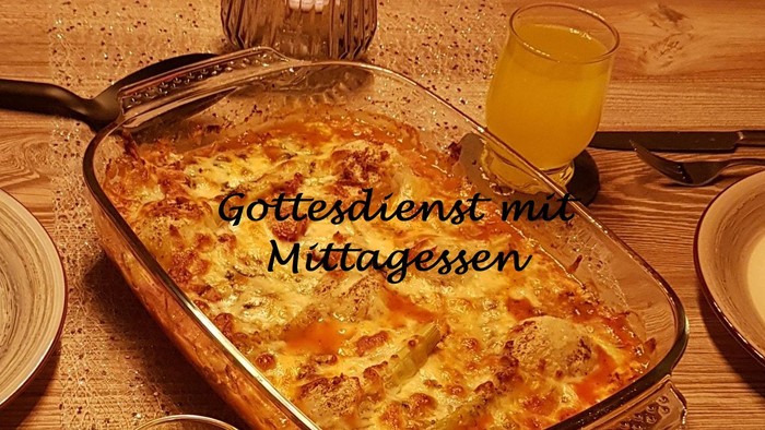 Gottesdienst mit Mittagessen