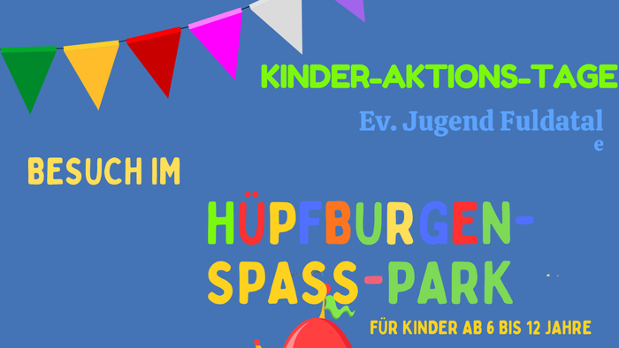 Kinderaktion in Fuldatal. Besuch des Hüpfburgen-Spass-Parks am 9.9. von 15.-18.00 Uhr