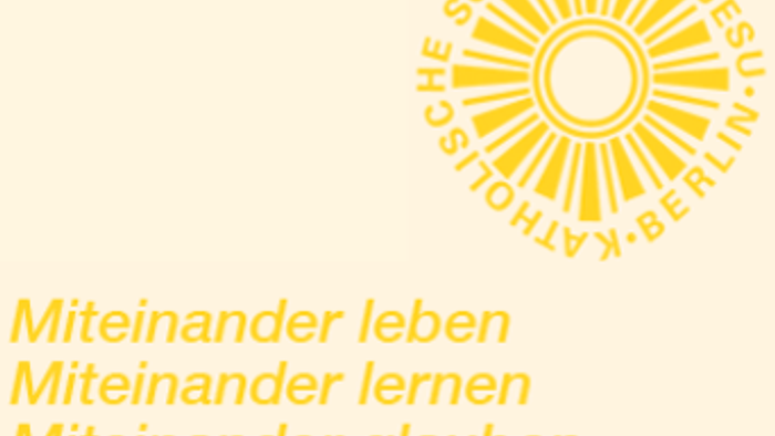 Logo und Slogan der Herz-Jesu-Schule Berlin: 