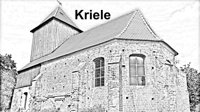 Dorfkirche Kriele Bleistift