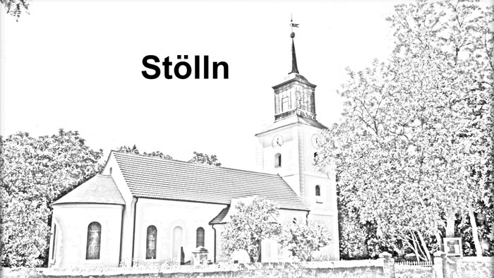 Dorfkirche Stölln Bleistift