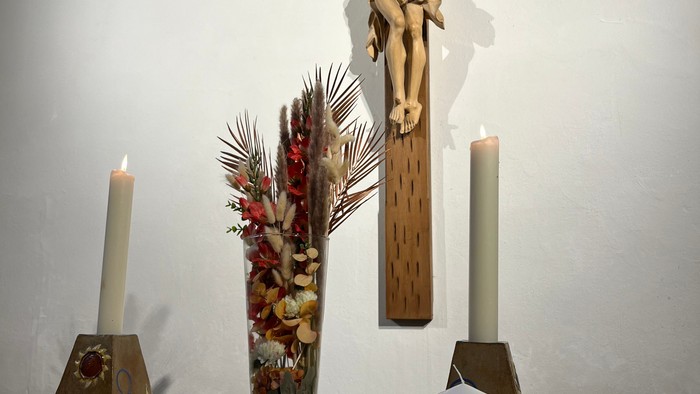 Altar in der Wolferoder Kirche