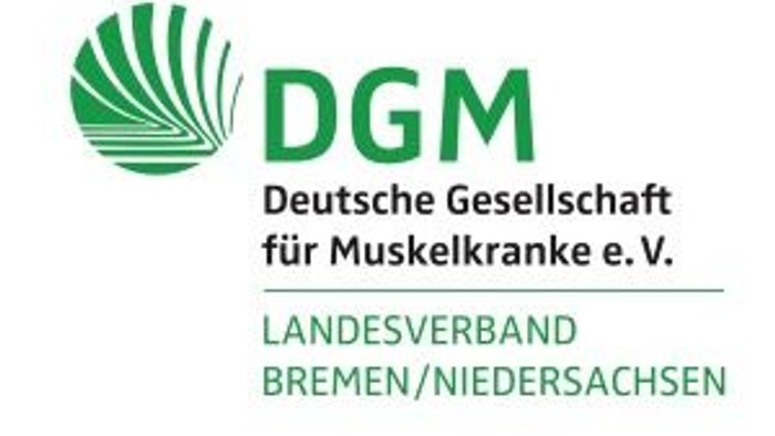 Logo der Deutschen Gesellschaft für Muskelkranke e.V., Landesverband Bremen/Niedersachsen.
