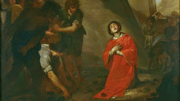 Stefanus malet af Bernardo Cavallino