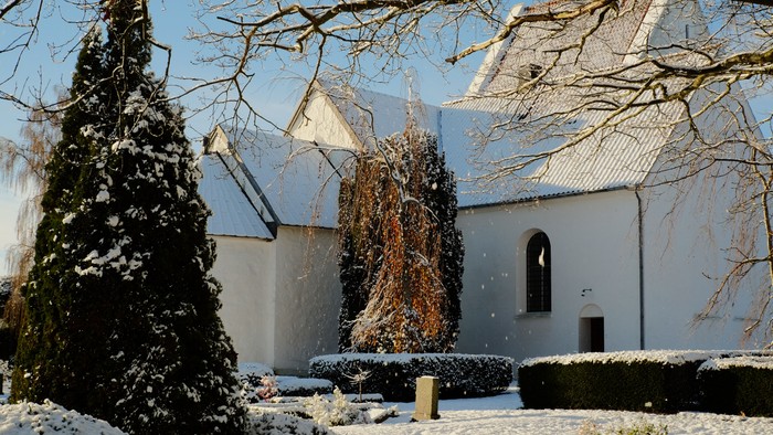 Ibs Kirke i sne 2024 