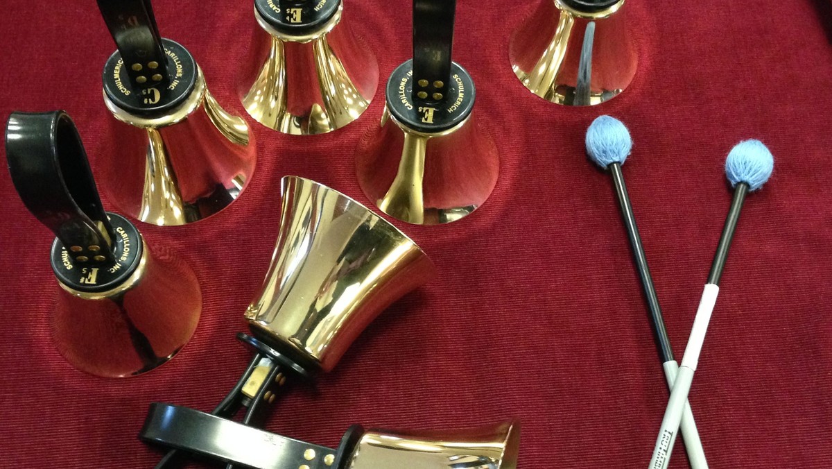 Adult Leighton Team Handbell Ensemble Rehearsal