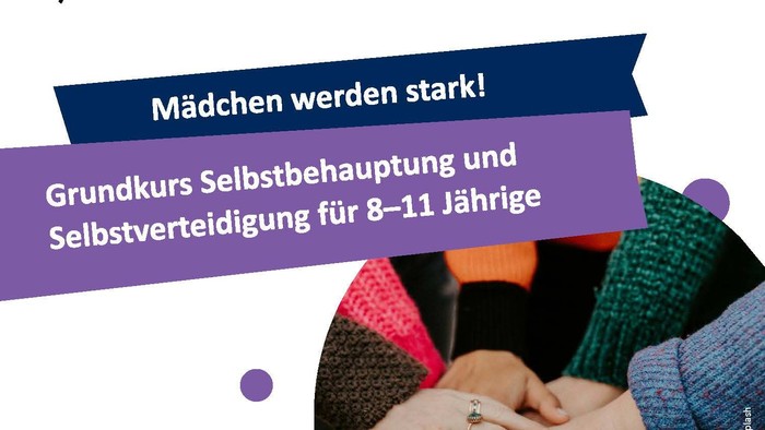 Selbstverteidigungskurs für Mädchen im Alter von 8–11 Jahren, der am 26. September 2020 Stärkung und Sicherheitstechniken vermittelt.