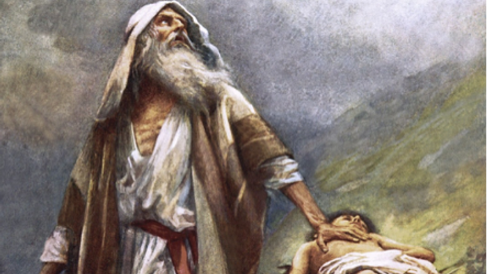 Abraham mit Isaac