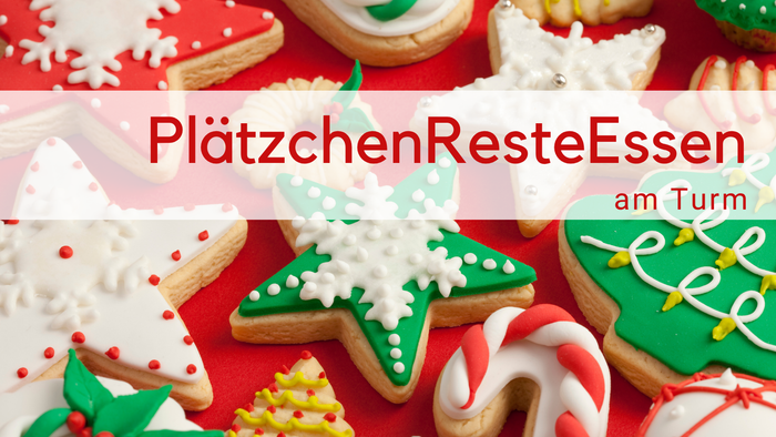 Lecker verzierte Weihnachtsplätzchen rot grün weiß