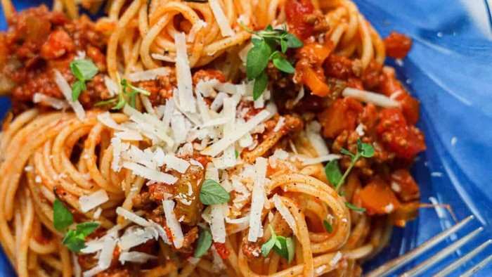 Spaghetti med kødsauce