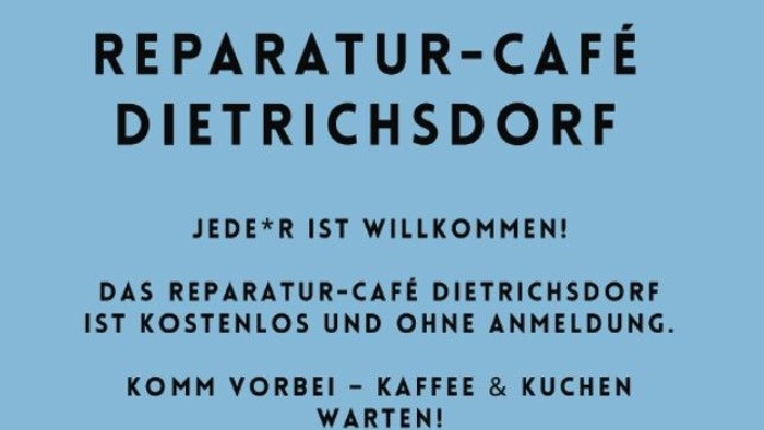 Kostenlose Reparatur-Café-Veranstaltung mit Kaffee – alle sind willkommen, um am 5. Juli 2026 gemeinsam Dinge zu reparieren.