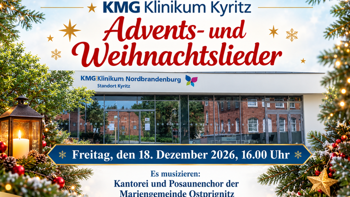 Advents- und Weihnachtsliedersingen im KMG Klinikum Kyritz