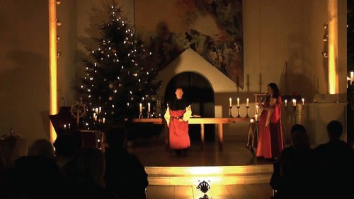 Spätmittelalterlisches Konzert bei Kerzenschein