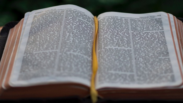 Opslået bibel