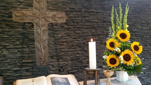 Abendmahlsgottesdienst (mit Hostie und Einzelkelch) in Blumhardt mit Arne Krüger