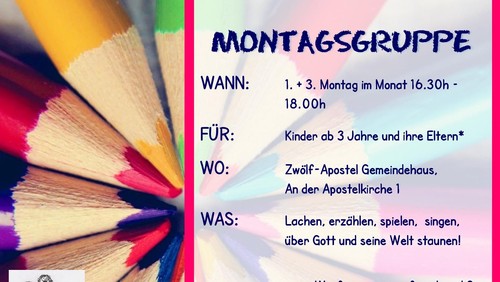Montagsgruppe für Kinder ab 3 Jahren