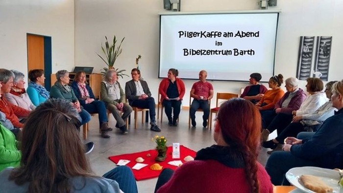 Pilgerkaffee am Abend in Barth
