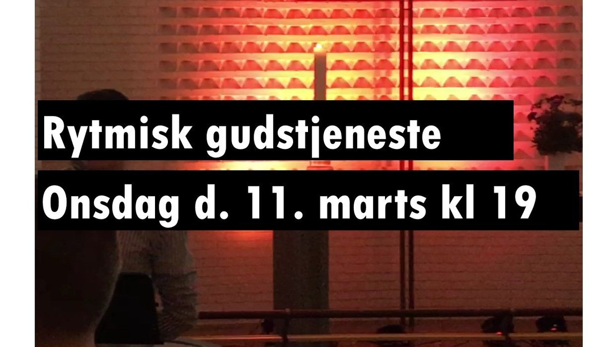 Rytmisk gudstjeneste ved Søren Nolsøe