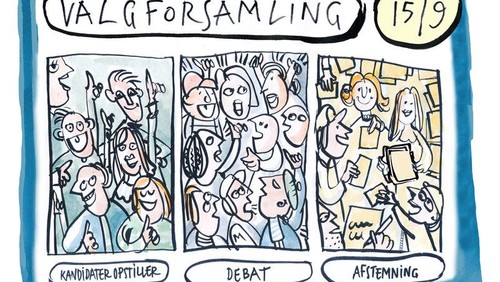 Valgforsamling i Nørre Snede Sogn vedr. menighedsrådsvalget.