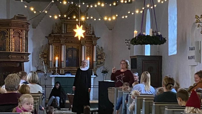 Jul med børnehaven i Brejning kirke