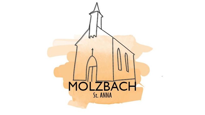 Zeichnung einer Kirche mit dem Text 