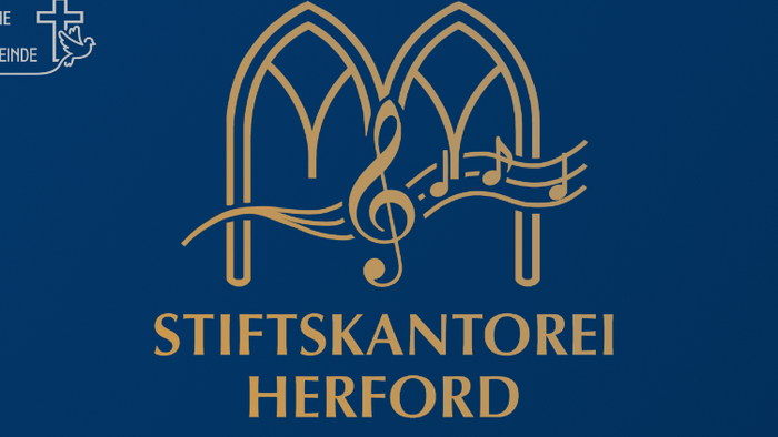 Plakat für die Uraufführung der Stiftskantorei Herford mit klassischen Musikstücken am 4. Juli 2026 in der Münsterkirche Herford.