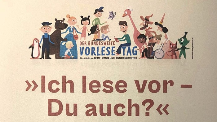 Vorlesetag Plakat in Bischofsheim
