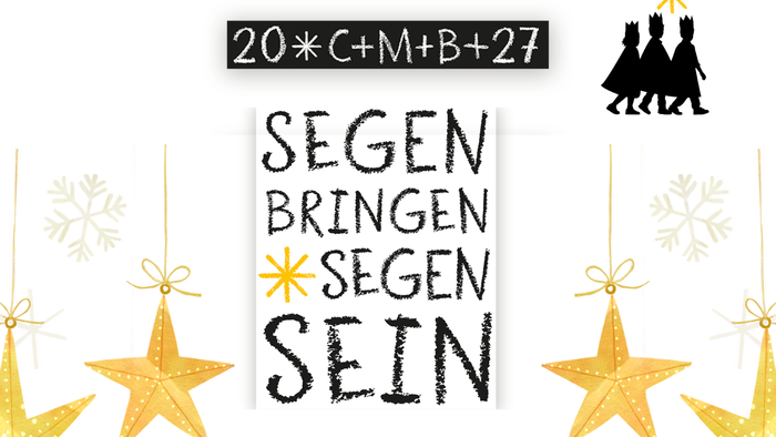 Werbung für Sternsingeraktion in Borken