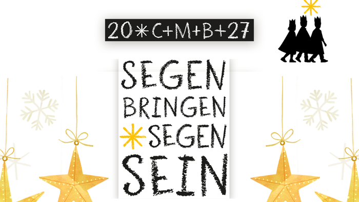 Werbung für Sternsingeraktion in Borken
