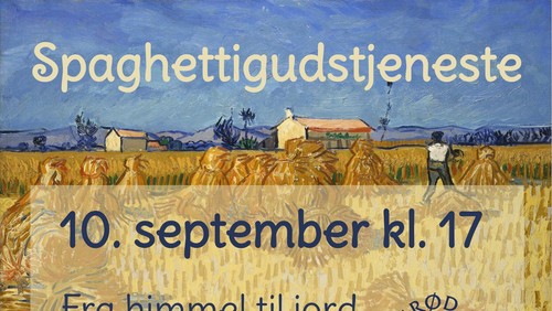 Spaghettigudstjeneste ved Bo Chen