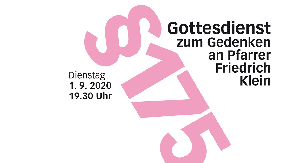 §175: Gottesdienst anlässlich der Rehabilitierung von Pfarrer Friedrich Klein
