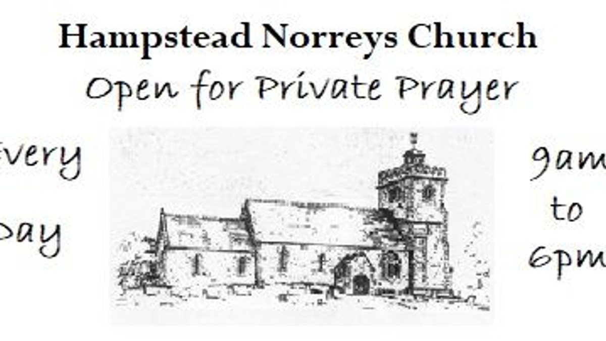 Hampstead Norreys Church open for Private Prayers